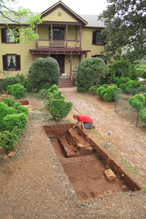 Excavation concluding at Ash Lawn-Highland.